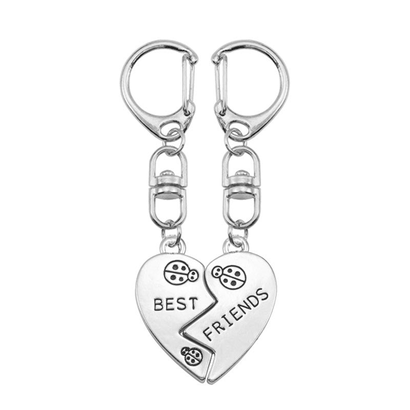 Wholesale Best Friends Best Friends Splicing Alloy Keychain